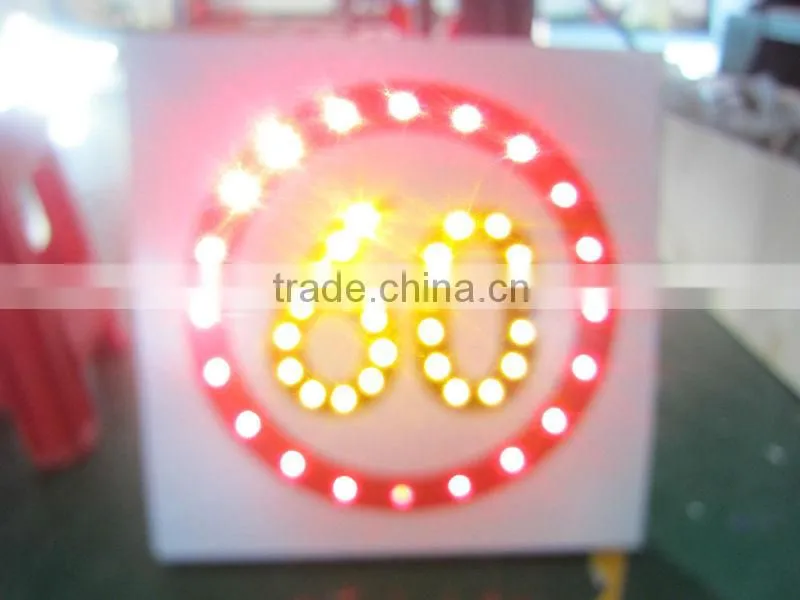RSG cheap high quality solar powered traffic speed sign/traffic mark