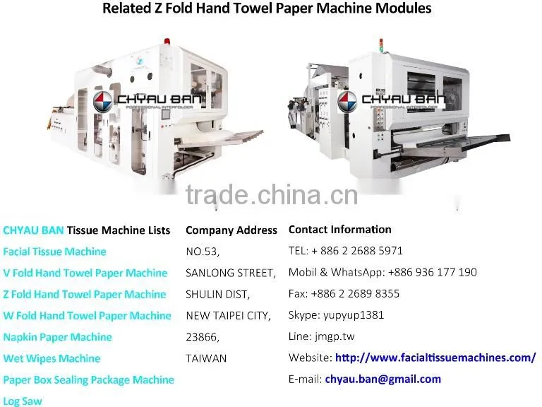 High Speed Kraft Paper Wrapping N Fold Hand Paper Towel Making Machinery Line System