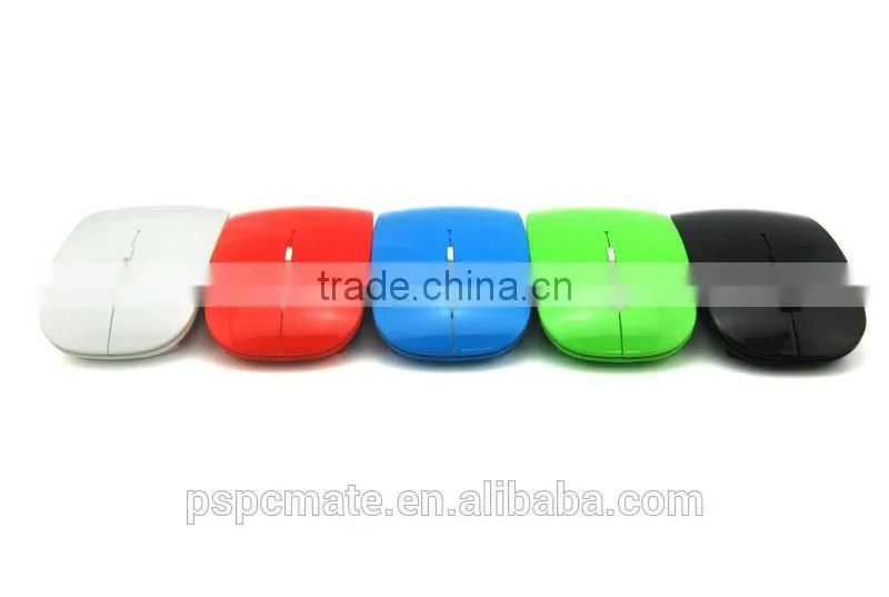 Wireless Mouse Ultra-flat & Thin Optical Sensor Black New 2.4GHz
