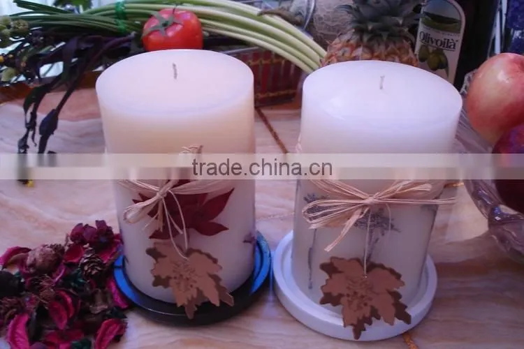 Large white candle with low price
