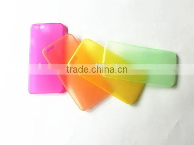 colorful lucency thin case for smart phone