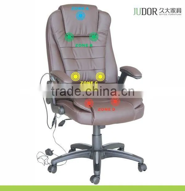 Brown color high back office massage chair/china massage chair