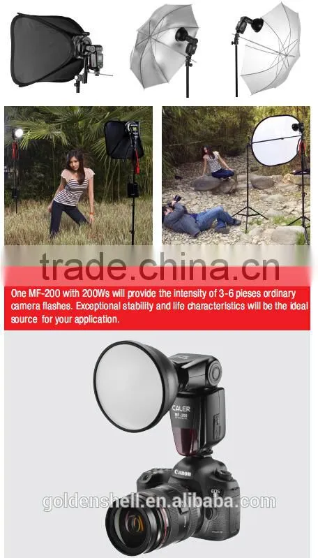 JINBEI CALER Hot Shoe Mount Flash MF-200 Speedlite for Canon LCD display