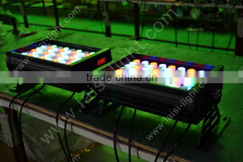 DMX control led city color light 48pcs 3w RGB led wall wash Light