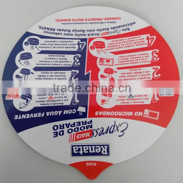 Flexible PE coated paper sealing lid