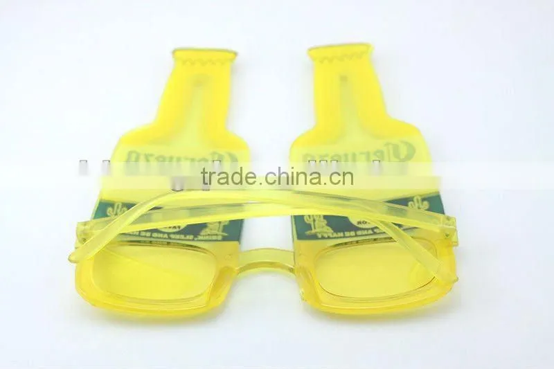 Big Funny Bottle shaped Glasses for cheering
