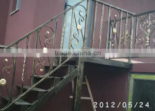 Top-selling outdoor wrought iron railings grill design