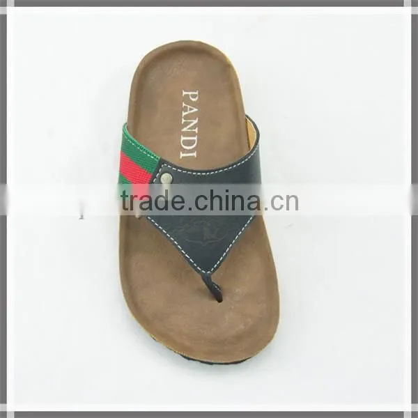 2014 New design custom-made fashion beach rubber flip flop slippers for boys