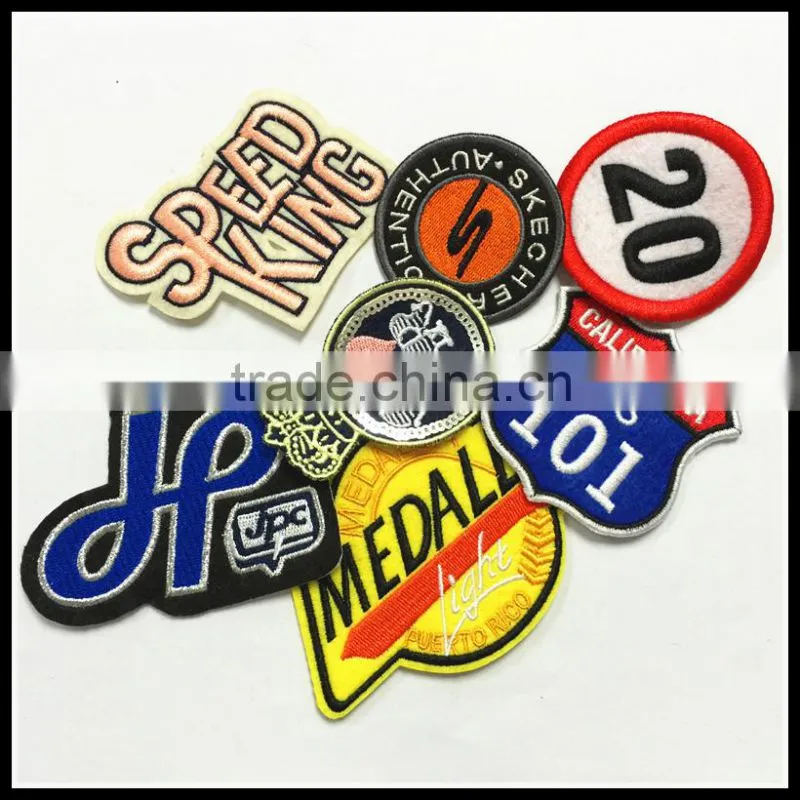 custom woven logo badge patch for uniform apparel
