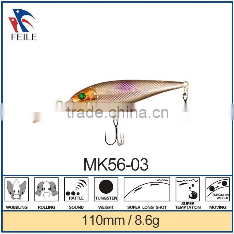 chinese swimbait minnow with 3D eyes