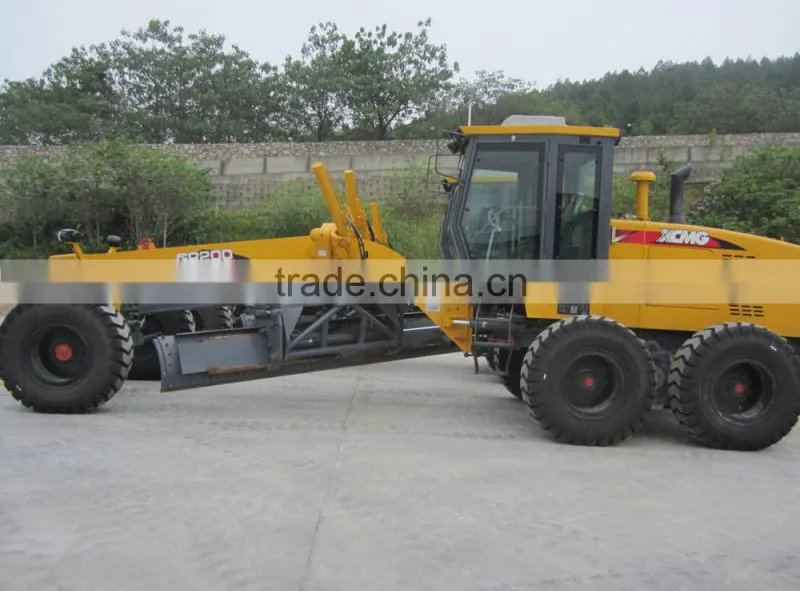 GR180 motor grader with DECE engine, rear ripper and front blade