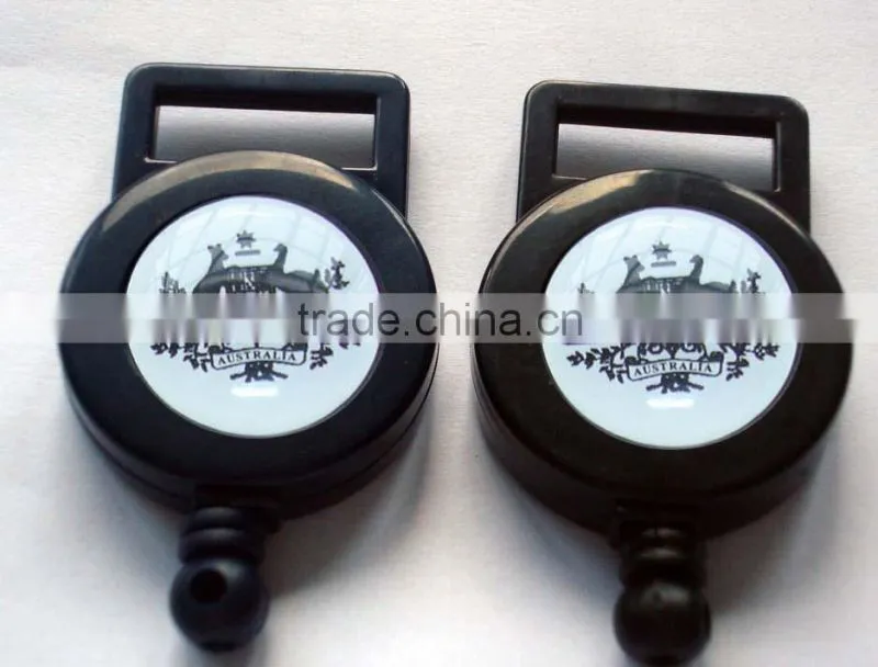 custom metal badge reel for promotion