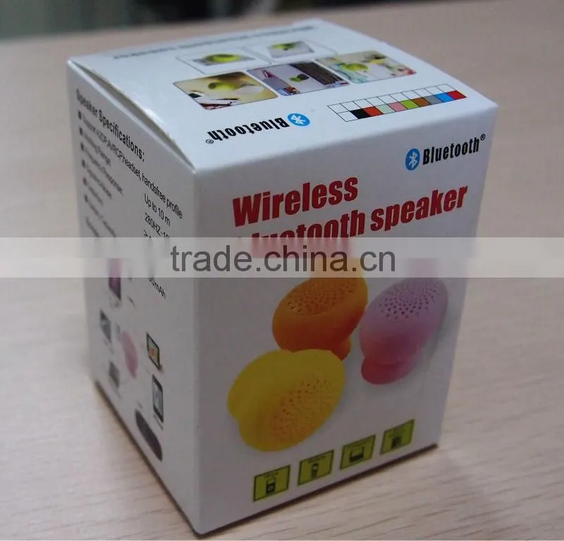 2015 Fashionable Hot Selling Wireless Mini Bluetooth Speaker with Sucker