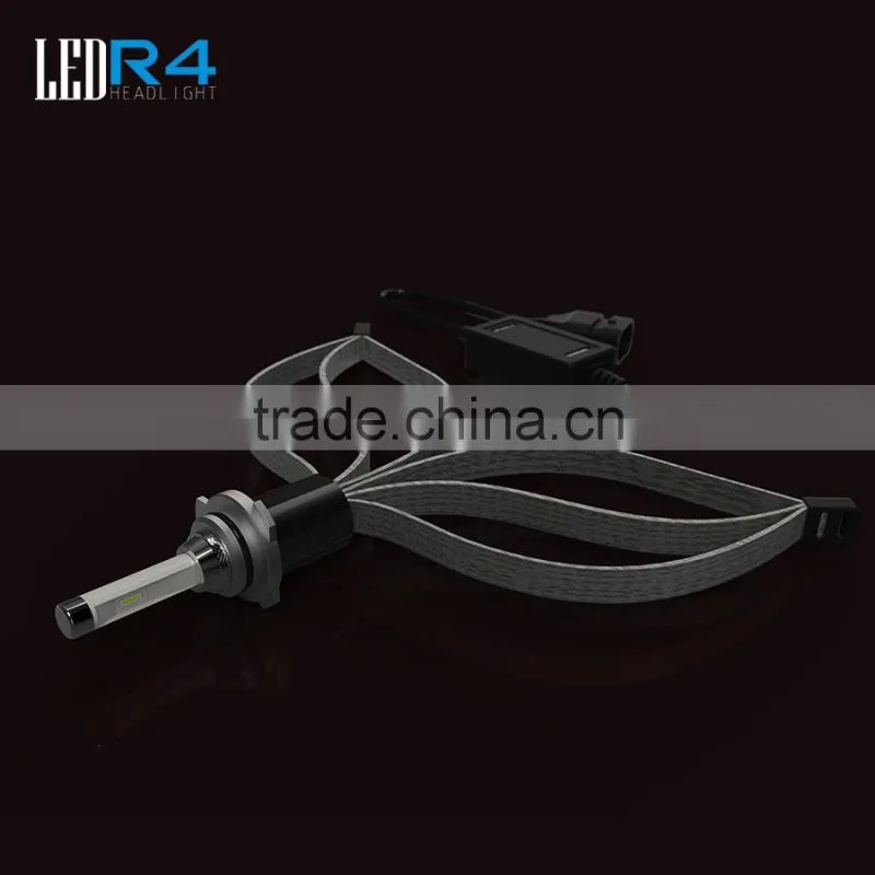 Car Runstreet 12V 24V R4 Cre-e 4800lm Car LED Headlight Kit auto led headlight lamp kit D4C H1H3 H4 H7 H119005 9006 9012 for car