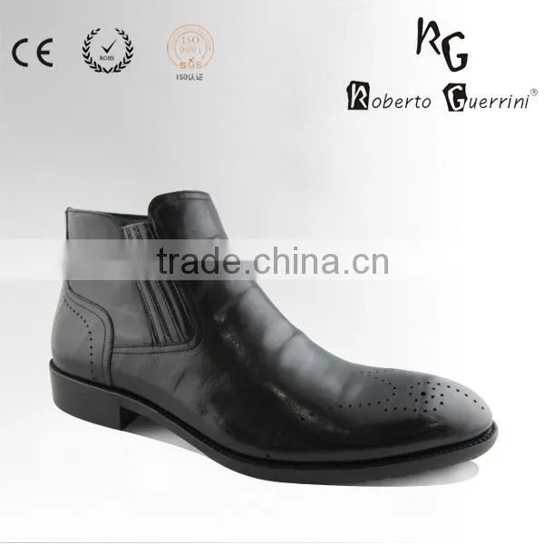 Genuine Leather High End Ankle boots Man Leather Shoe