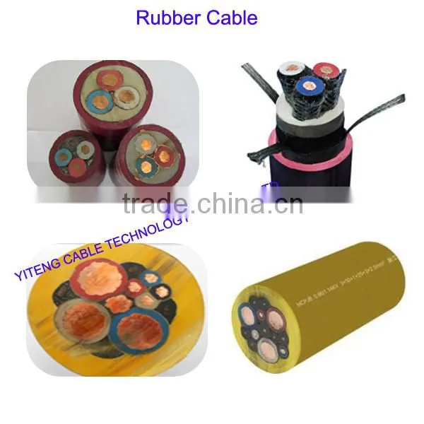 mining cable ,rubber insulated, Flexible rubber insulated mine cable