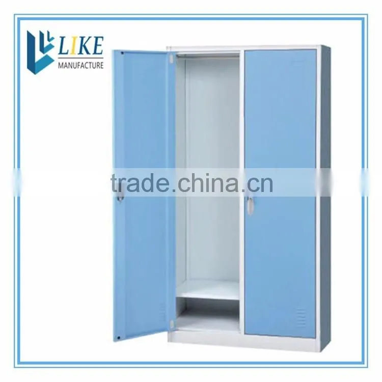 2 Door Clothing Steel Locker Wardrobe