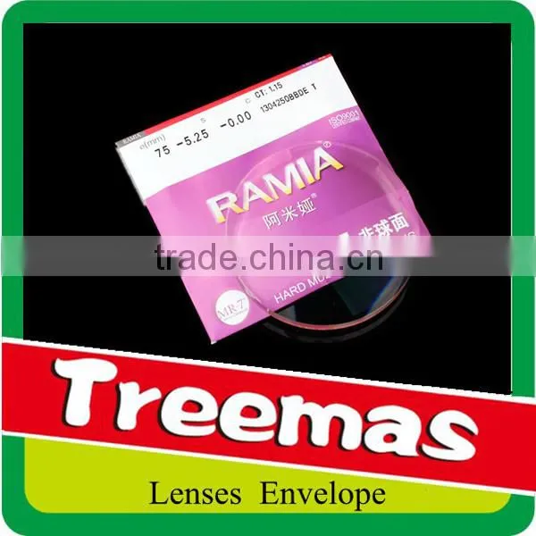 Optical lens envelope custom logo wrapping paper