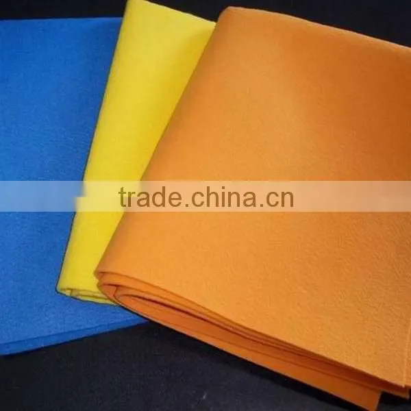 Super absorbent needle punched nonwoven kitchen shammy cloth (NEEDLE PUNCHED NONWOVENS, 80%viscose, 20%polyester)