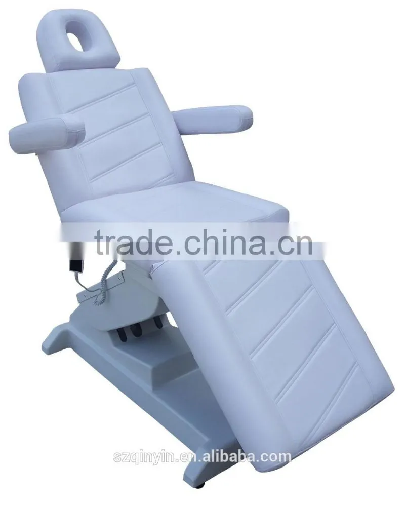 CE approval white massage table electric face hole