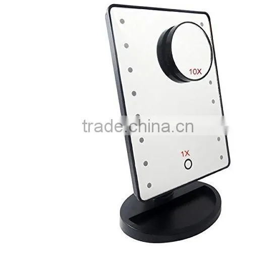 New moldel plastic stand desk touch screen 10X mangying Smarthome with samrt 16 led mirror concave mirror