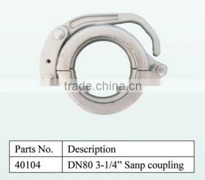DN80 concrete pump pipe snap coupling Putzmeister clamp