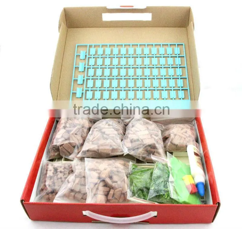 Dream Land DIY Brick House Model Kits Educational Brain Model