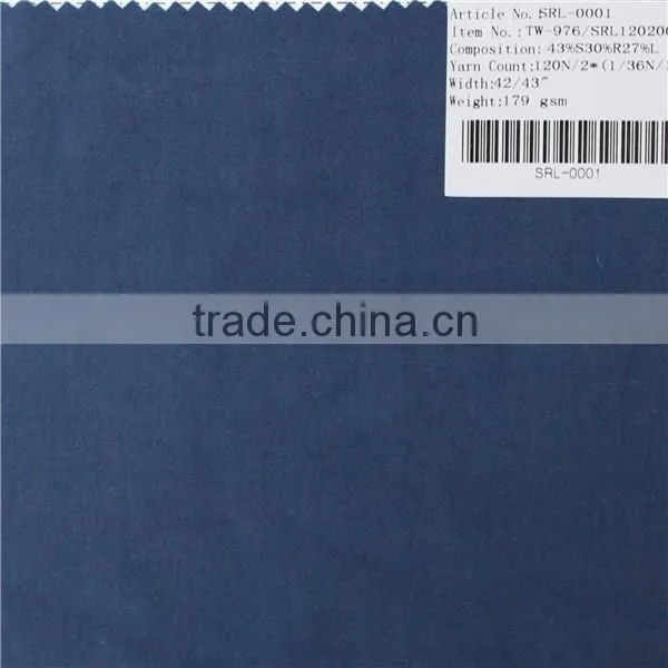 silk/rayon/linen twill washed fabric