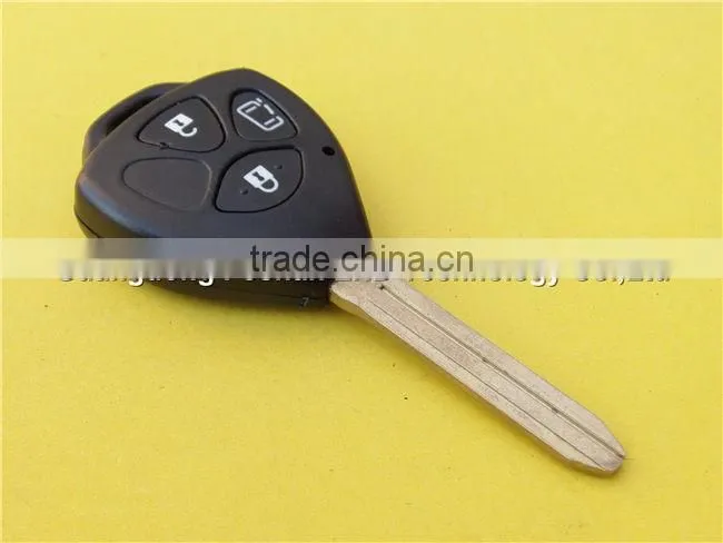 3 buttons Toyota Camry car remote key shell with logo