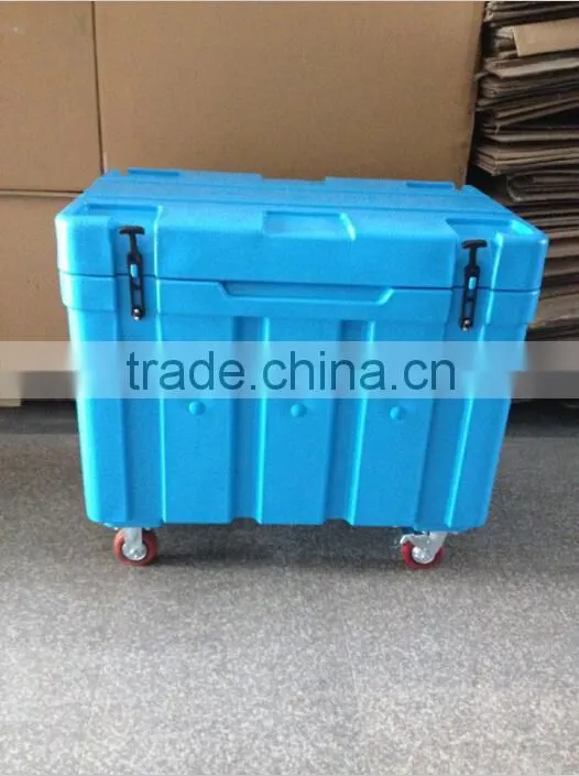 Plastic ice box for dry ice, dry ice box 310liters