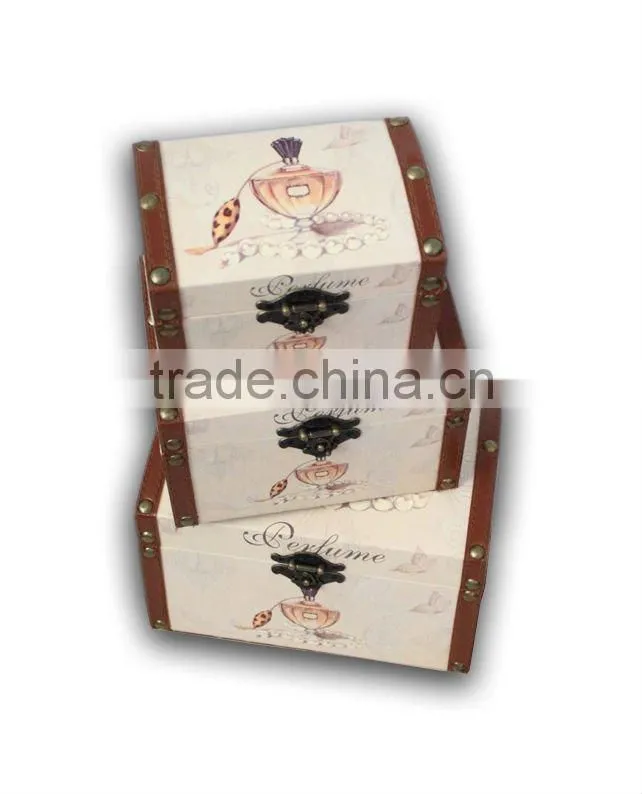 Canvas Wooden Box