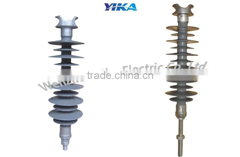 Wenzhou Yika IEC 33KV Pin Type Polymer Insulator 33KV Silicon Line Post Insulator