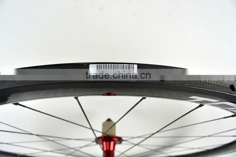 38mm road bike carbon tubular wheels
