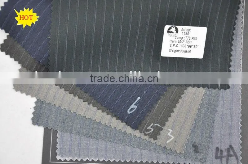 wholesale fine quality t/r men's suiting fabric in stock