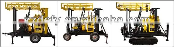 200m Crawler Mounted Gold Exploration Drilling Equipment