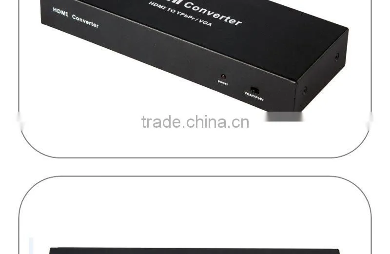 Generic PC DVD HDMI to VGA & Audio For HDTV CRT Video Converter Box Adapter 1080P New