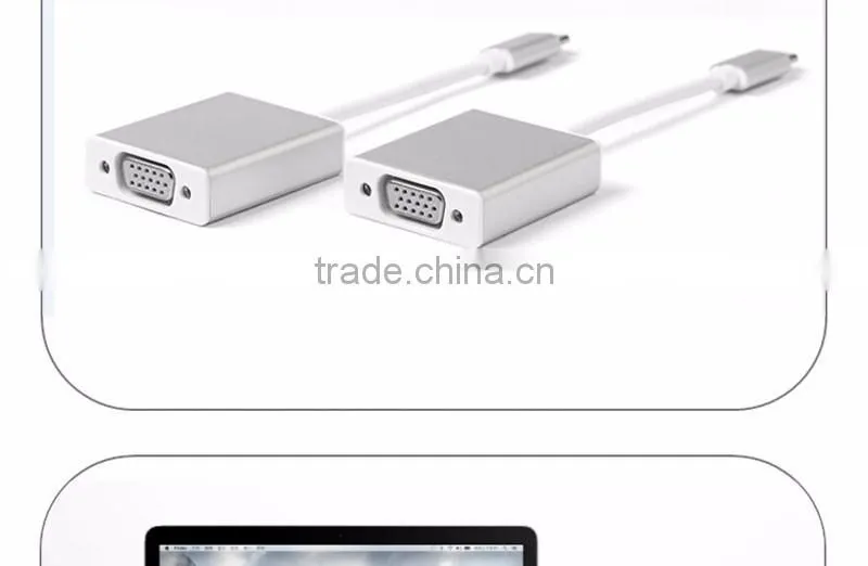Vision new product high speed USB3.1 to VGA adapter for Mac.