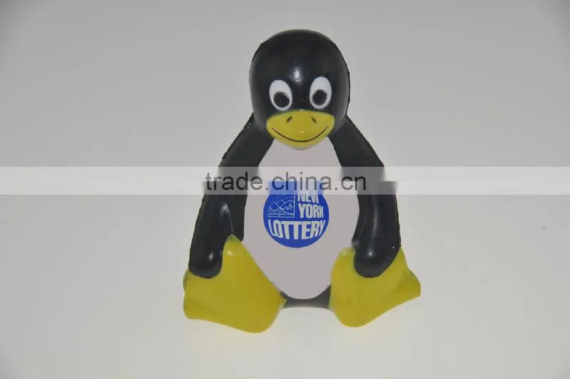 Lovely PU penguin stress ball toy
