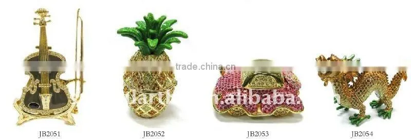metal alloy turtle trinket jewelry box with magnet closure,good quality and various designs,pass SGS factory audit