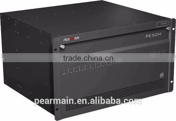 Middle analog cctv video matrix switcher max to 64*16