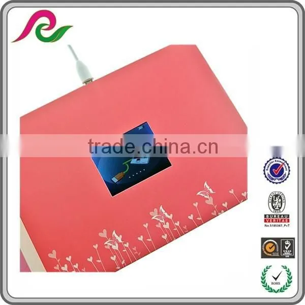 2.4",2.8",3.5",4.3",5",7",10.1" lcd greeting card 2015 lcd wedding greeting card
