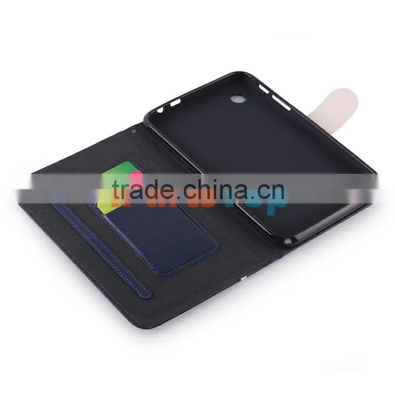 Wholesale Colored Leather Case For Lenovo IdeaTab A3300 A7-30 Flip Cover TPU Protective Case
