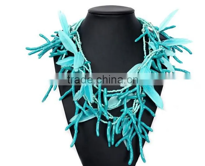 European Style Exaggerate Antlers Handmade Choker Necklace
