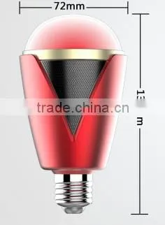 Econova Smart WiFi led light bulb speaker on the go