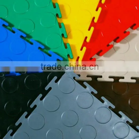 2015 new product/Interlocking Vinyl Tiles (PVC)/Interlocking PVC floor/Interlock Tile