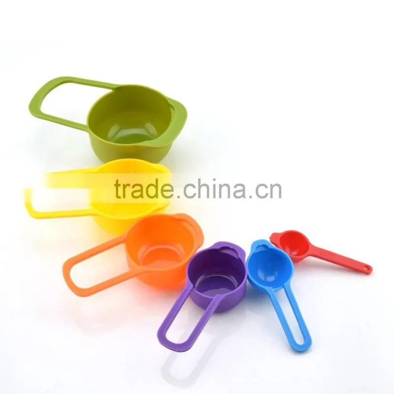 6pcs Colorful Measuring Cups And Measuring Spoon Set