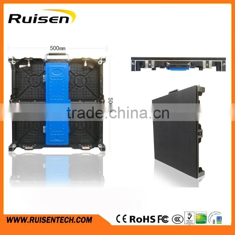 P3.91 P4.81 P6.25 die casting aluminum 500*500mm 500*1000mm rgb led display of Indoor full color LED screen for rental display