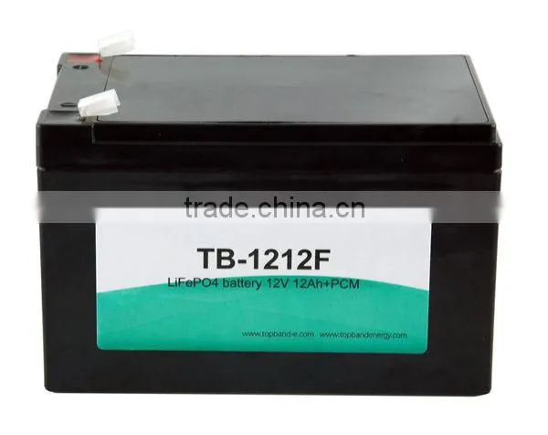 long life LiFeO4 LFP battery 12V 12Ah