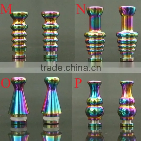beautiful shape most popular rainbow drip tips on store