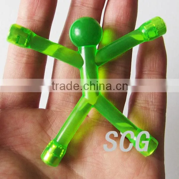 Magnetic toy of plastic